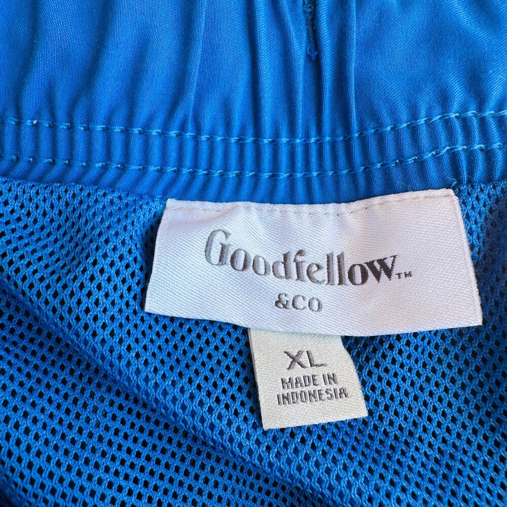 Goodfellow Men's Blue Elastic Waist 9" Board Shorts Swim Trunks Size XL NWT - Picture 3 of 4